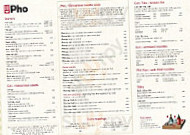 Pho Guildford menu