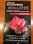 Asia Lotus menu