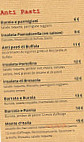 Pizza Pizze menu