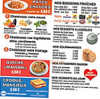 CHEZ SOPHINETTE menu