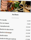 AU Pied D'poule menu