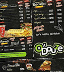 O'douze menu