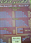 Yassbil Kebab menu