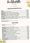 La Citadelle menu