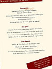 La Table Du Moulin menu