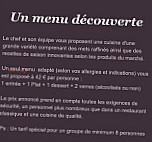 La Table en Braille menu