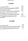 La Bonne Mere menu