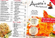 Aunties menu