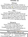 Les Canailles menu