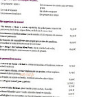 La Cuis'in menu