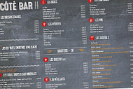 Le Peak menu