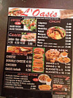 L'oasis menu