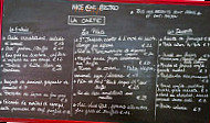 Nice art bistro menu