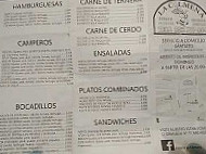 La Colmena menu