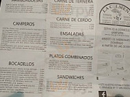 La Colmena menu