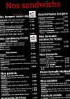 L'escapade menu