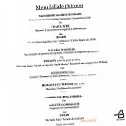 Restaurant Bel Air menu