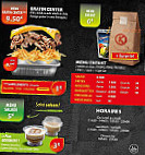 Kebab Center menu