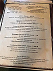 Brownstone Inn menu