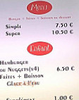 La Baraque A Vin menu