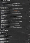 Le Paris Montparnasse menu