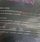 Cafe U menu