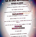 Les Affiches menu