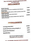 Hotel Restaurant Belleville menu