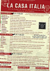 Casa Italia menu