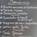 Le Fronton menu