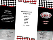 K's Cafe menu