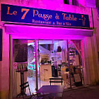 Le 7 Passe A Table menu