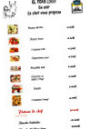 El Toro Loco menu