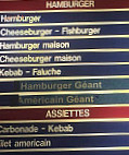 Friterie Cappelloise menu