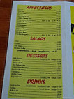 Speedway Cafe menu