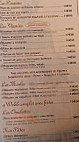 Auberge du Lac La Fregate menu