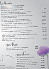 Le Central Grill menu