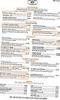 Restaurant 101 menu