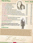 Buona Vita Pizzeria menu