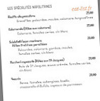 Chez Laurent menu