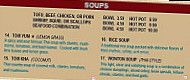 Chopstix Thai menu