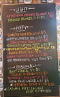 Innovation Brewing menu