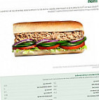 Subway menu