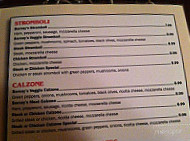 Barney's Pizzaria Grill menu