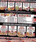 Pizza King menu