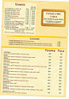 La Calabraise menu