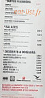 La Pat' A Pizza menu