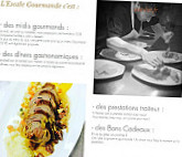 Escale Gourmande menu