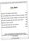 L'Insolite menu