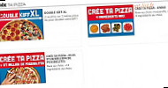 Domino's Pizza menu